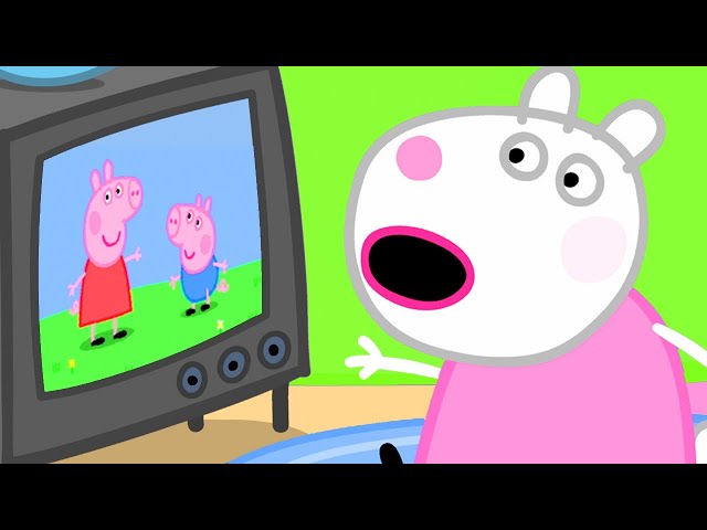 Peppa Pig is on TV | Peppa Pig Official | Family Kids Cartoon class=