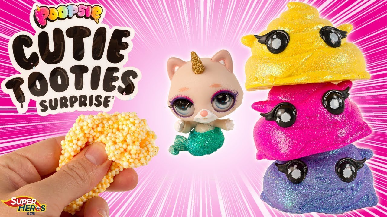 J'ouvre 3 POOPSIE Cutie Tooties Jouet Slime Licorne Unicorn Toy Review  Giochi Preziosi - YouTube