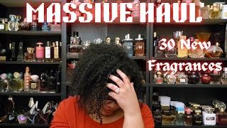 MASSIVE HAUL| 30 New Fragrances| Dwindle Down Where?| My Perfume Collection 2024