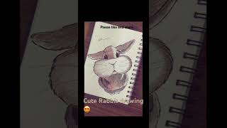 Cute rabbit #artwork#pancildrawing#viralshots#shortsvideo#art#drwaing#animals