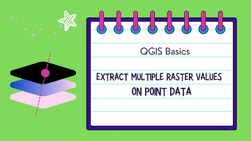 How to Extract Values from Multiple Rasters Layers into a Point Layer | QGIS Basics Part 12