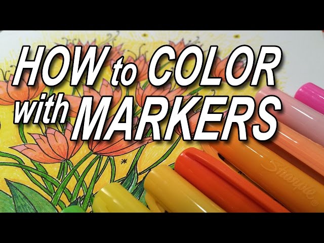 Perfect coloring with art markers ❤️ #coloring #coloringbook