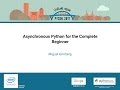 Master Asynchronous Python: Beginner’s Guide by Miguel Grinberg at PyCon 2017 🚀