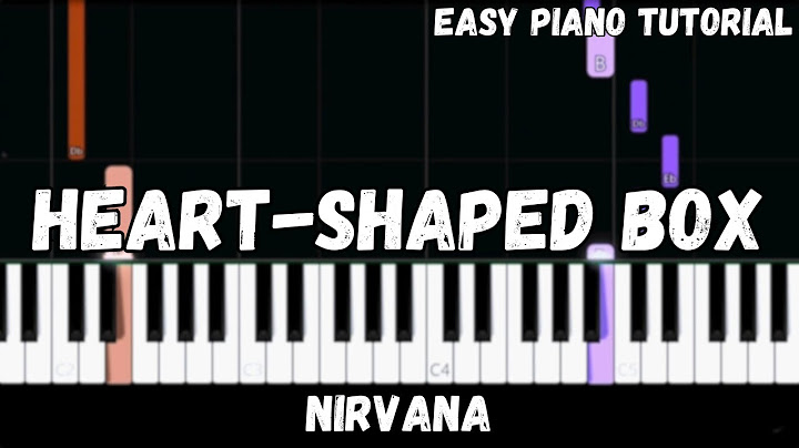 Heart-Shaped Box Piano version - Piano performance video thumbnail