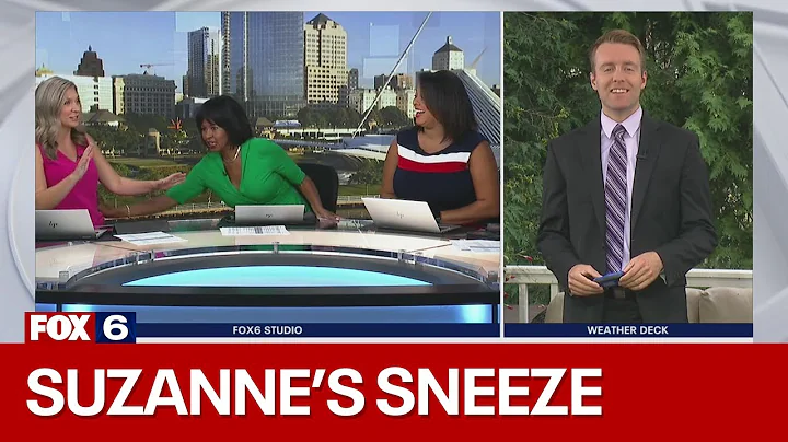 Funny moment when Suzanne Spencer sneezed on-air |...