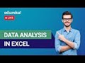 Data Analysis using Excel Tutorial For Beginners | MS Excel Training | Edureka | MS Excel Live - 3