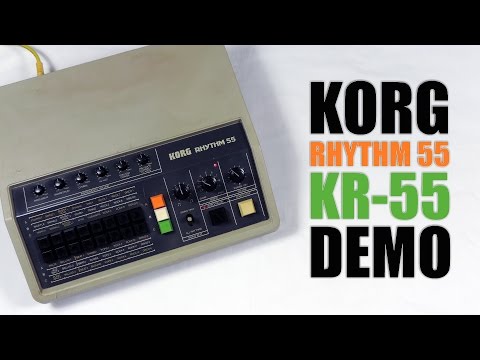 Korg Rhythm 55 KR-55 Demo