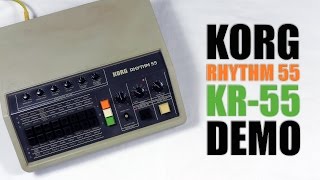 Korg Rhythm 55 Kr-55 Demo