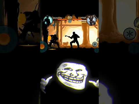 Troll Face Shadow Fight 2 edit #shorts #shadowfight2