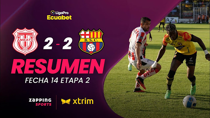 T. Universitario 2 - 2 Barcelona SC Resumen Fecha 14 / 2da Etapa / LigaPro Ecuabet