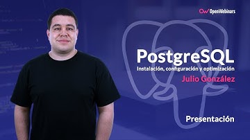 CURSO POSTGRESQL INSTALACIÓN CONFIGURACIÓN Y OPTIMIZACIÓN