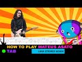 How to play | Mateus Asato - The Lava Strikes Again / TAB Tutorial