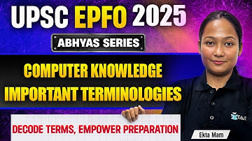 UPSC EPFO Free Classes 2025 | EPFO Computer Knowledge Free MCQs | Online Course Free | EduTap Abhyas