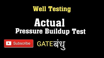 Actual pressure buildup test | Well Testing | Dr. Sumit kumar
