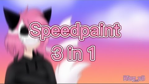 Speedpaints from my "pretty