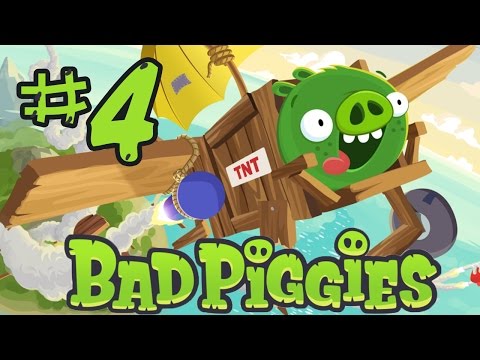 Видео: Bad Piggies // Прохождение || №4 \\ Время жрать!