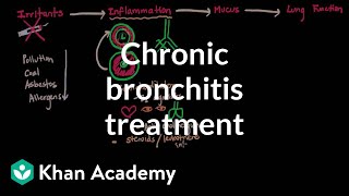 Chronic bronchitis treatment | Respiratory system diseases | NCLEXRN | Khan Academy