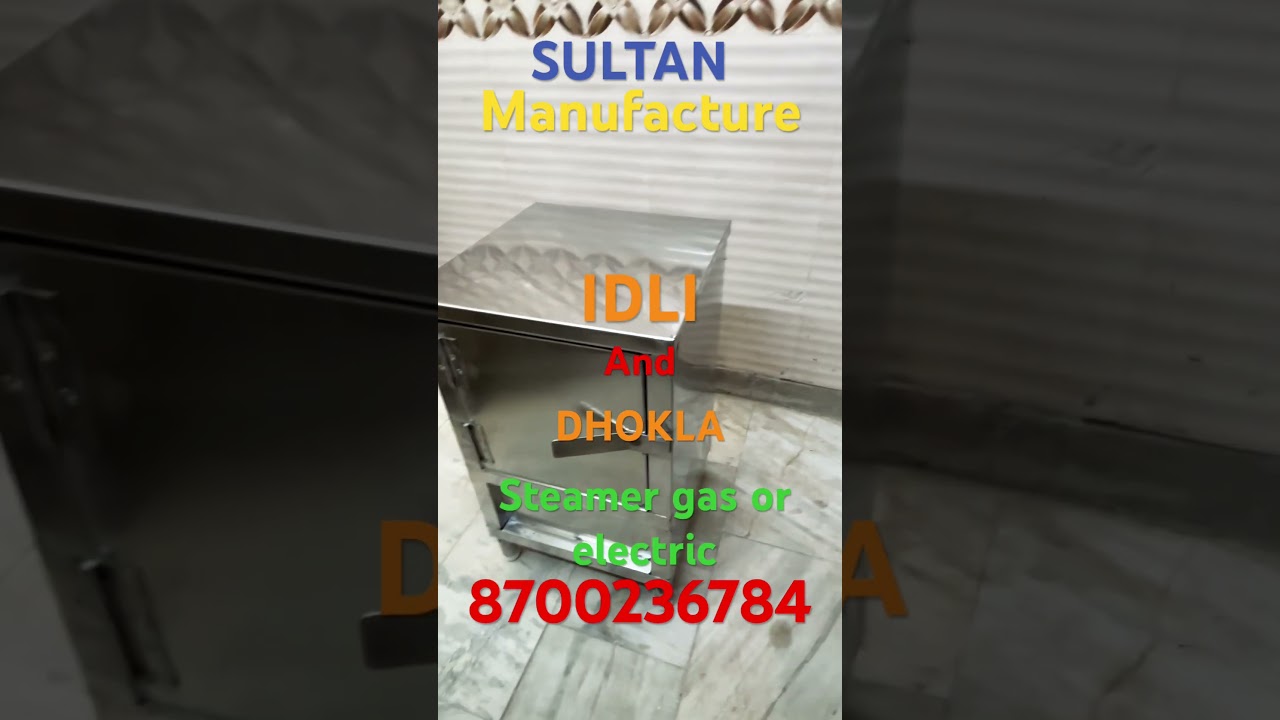 Idli and dhokla steamer electric and gas 