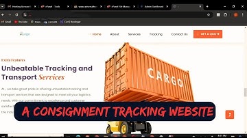 How To Design A Delivery Consignment Logistics Tracking Website With Php.