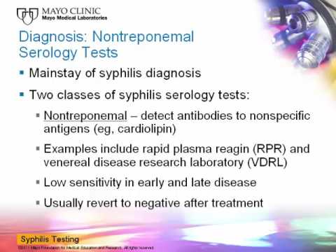 Serologic Testing for Syphilis [Hot Topic] 