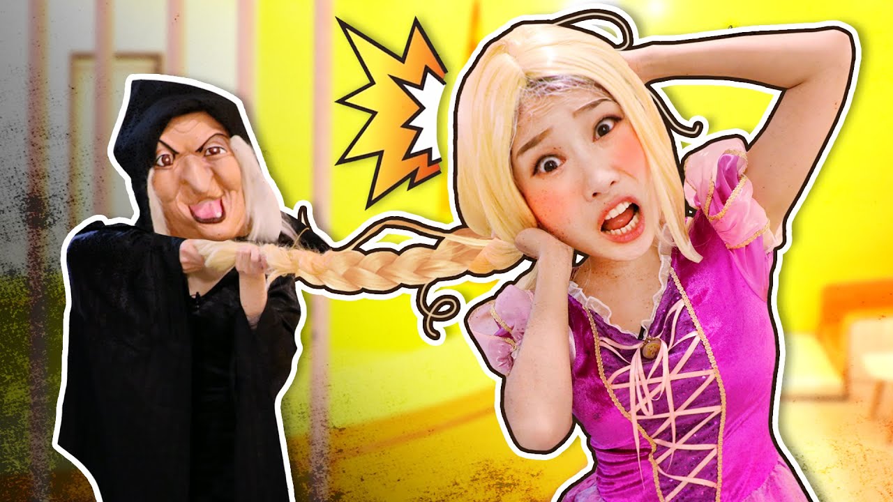 나쁜 마녀가 지니라푼젤의 머리를 뺏어갔어요! Rapunzel beauty salon