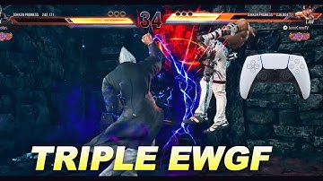Tekken 8 | How To Do Kazuya New 3x EWGF Combo (PS5 PAD)