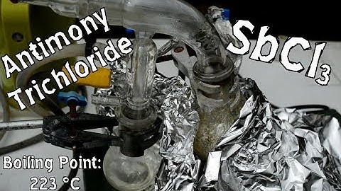 SbCl3 Synthesis and Distillation (Short-path)