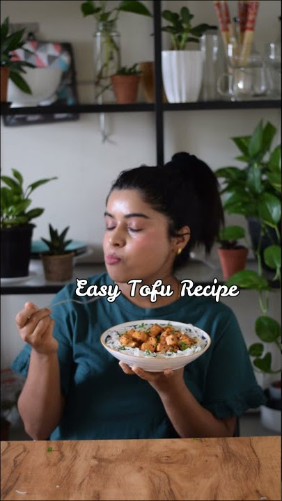 10 minutes tofu recipe | Vegan homemade tofu | how to make tofu at home #shorts