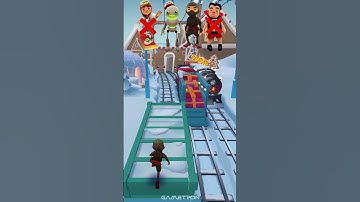 Subway Surfers : Jake VS Tagbot VS Ninja VS King#shorts #subwaysurfers #gaming