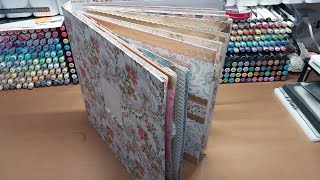 wrap up for Anna Griffin crop at home 4 day 3, do all the pages fit?!!