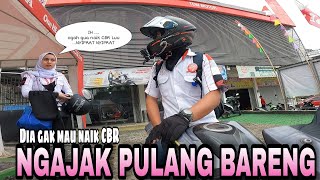 NGAJAK PULANG BARENG SALES CANTIK INI  NAIK CBR , EH TIBA - TIBA CALON SUAMI NYA DATENG, M4TII GUE