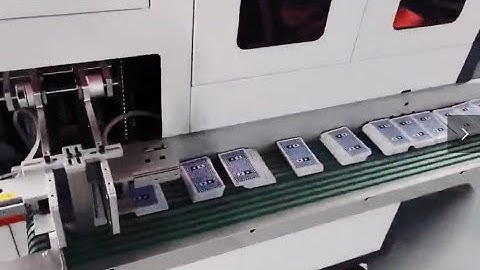WENLIN Playing Card punching machine  Full auto card punching machine