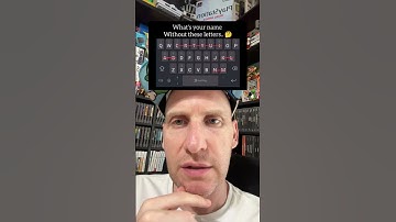 What’s your name without these letters?