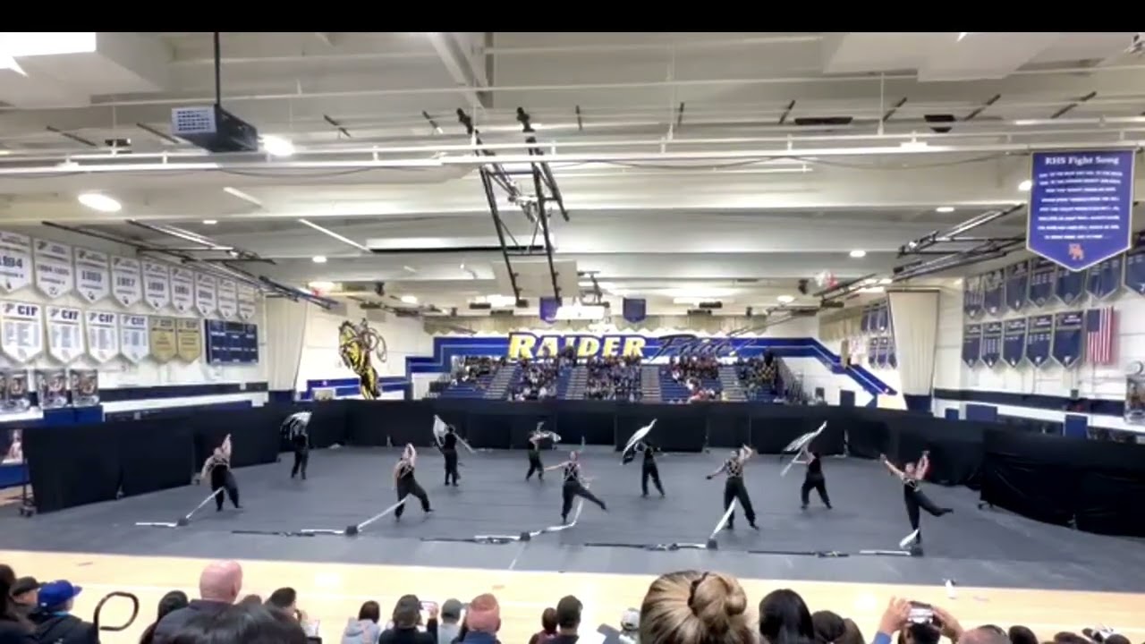 Schurr HS Winter Guard WGASC at Rowland HS