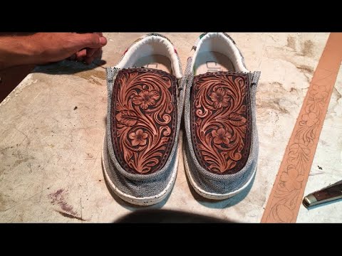 How to make Custom Leather Hey Dudes (Part 1)