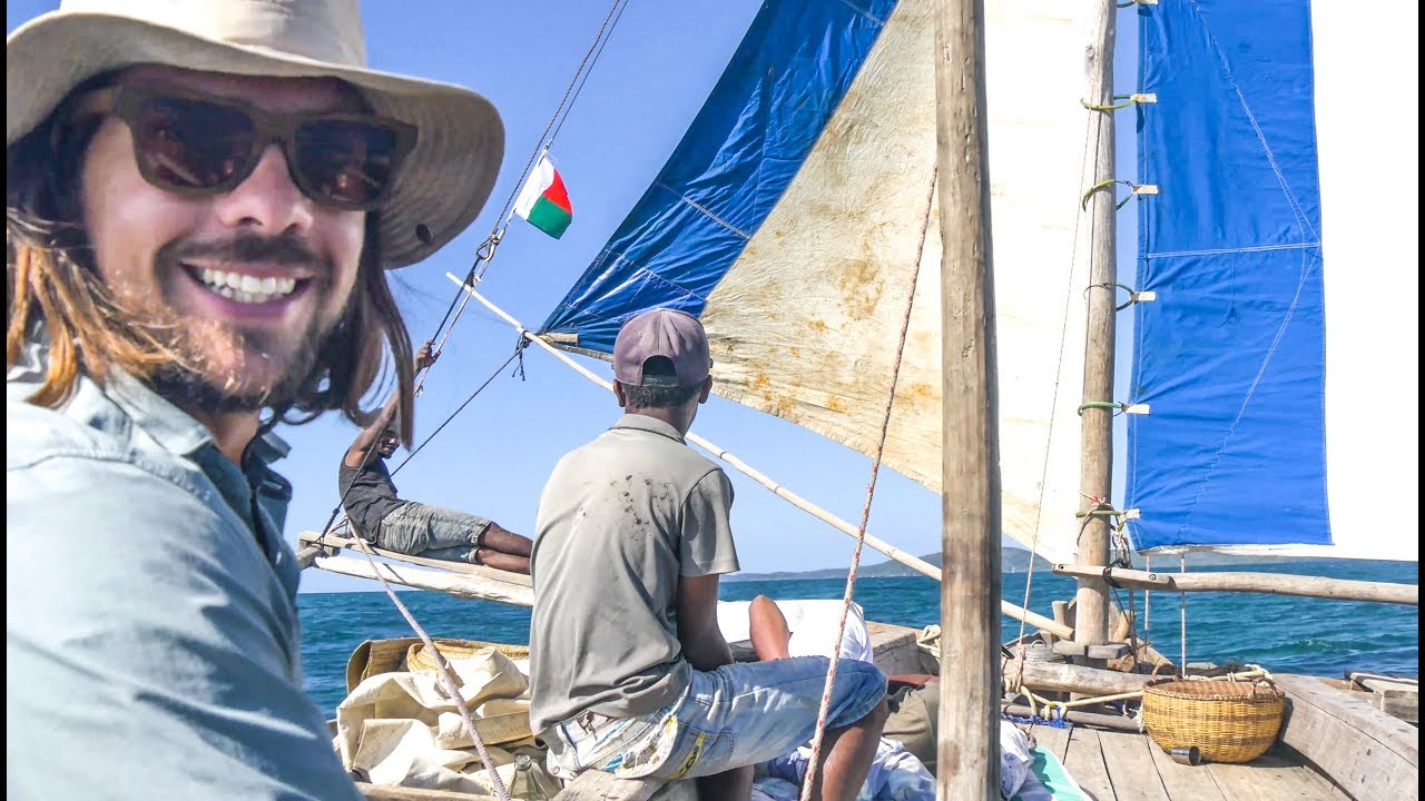 Traditional sailing in PARADISE, Nosy Be, Madagascar! Sailing Vessel Delos Ep.129