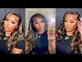 I GET MY HAIR DONE BY 5 STAR REVIEW HAIRSTYLIST IN HOUSTON FT MEGALOOK HIGHLIGHT FRONTAL WIG | NESSA
