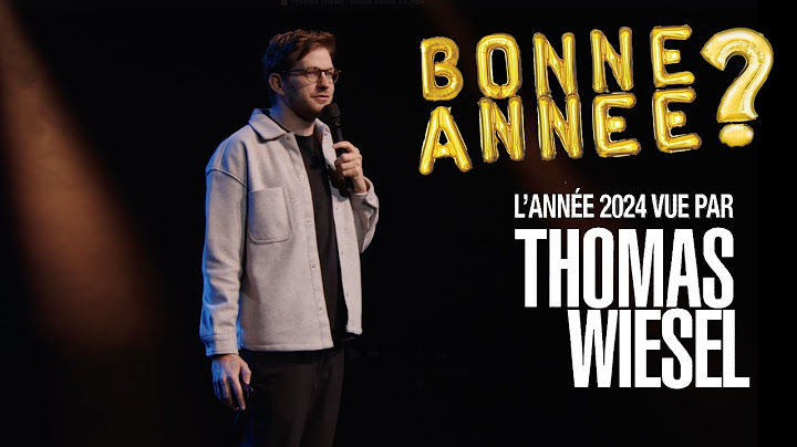 Bonne Année? - 2024 vue par Thomas Wiesel