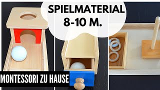 MONTESSORI SPIEL für BABIES 8-10 MONATE || MONTESSORI ZU HAUSE