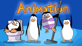 Los Pingüinos Me La Van A Mascar Animation | Meme Animation