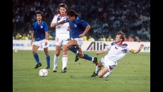 Roberto Baggio vs Portugal 1993 World Cup Qualifiers (All Touches & Actions)