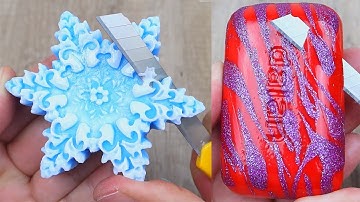 Relaxing Soap Cutting ASMR. Satisfying Soap and lipstick cutting. Corte de jabón - 1151