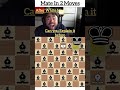 Mate in 2 Moves😂🤣 Can You explain it 🎮♟️#chess #Brilliant #Checkmate #chester #Chesviralreels