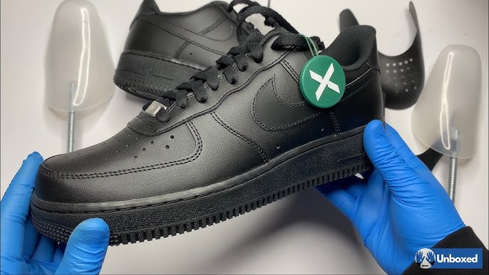 Worlds Blackest Paint on Nike Airforce1's #sneakers #art #custom