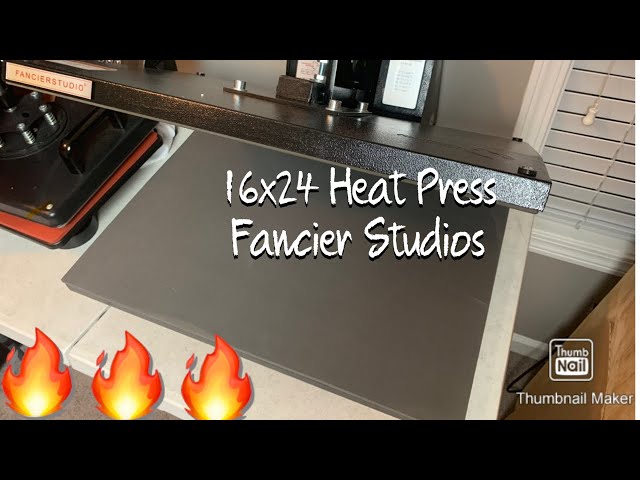 Fancierstudio 15x15 heat press review 