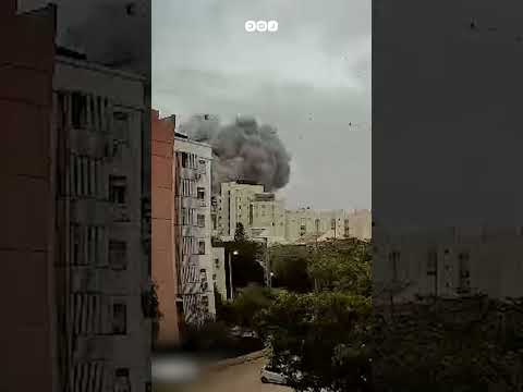 لحظة سقوط صاروخ إيراني على مدينة بئر السبع المحت لة