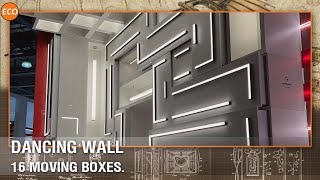 High-tech stand — «Dancing wall»