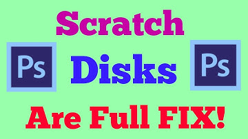 Photoshop📷 CS6 - How To Fix Scratch Disk [Easy Solution]