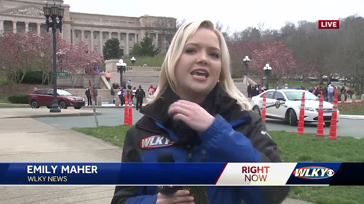 Kentucky teachers protest in Frankfort