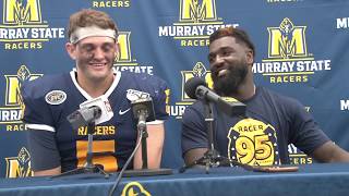 Racers Football | Preston Rice and Alec Long | Postgame Press Conference | 9-21-19